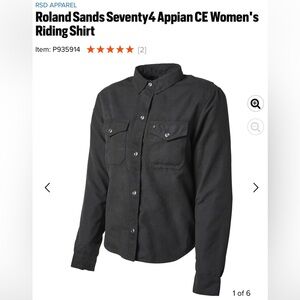 NOWT Roland Sands Seventy4 Appian CE Women’s Riding Shirt